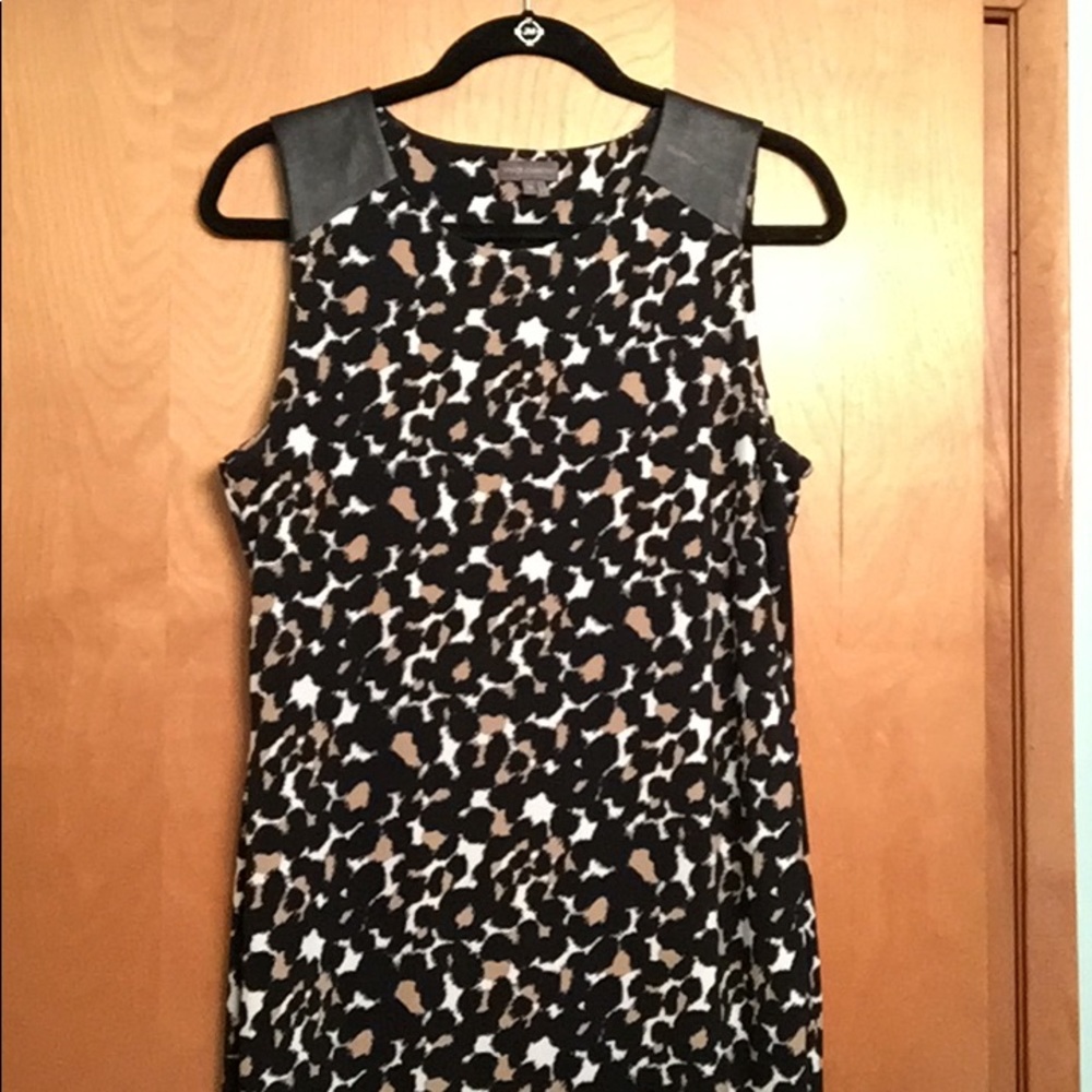 Vince Camuto Leopard Sheath Dress, M